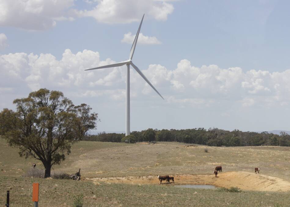 BJCE Australia: In the Southern Tablelands, BJCE Australia also owns the 73-turbine Gullen Range Wind Farm (pictured). Photo: Clare McCabe.