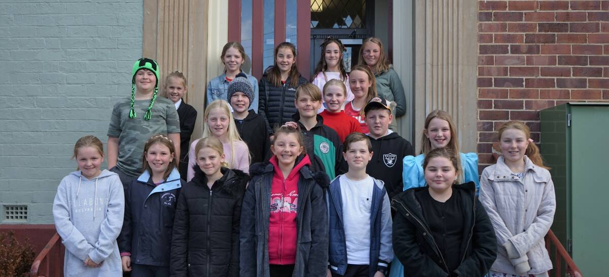 Young stars: Members of the Crookwell Public School choir who will perform at the 2019 Schools Spectacular. Photo: Clare McCabe