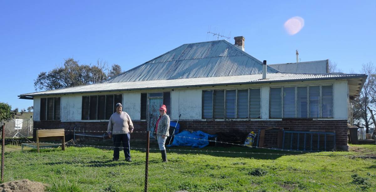 The 120-year-old homestead at 'Hillside' is begin restored. Photo: Clare McCabe.