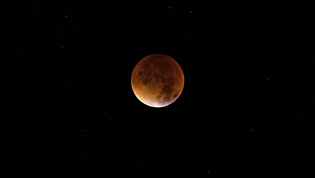Eclipse: A partial lunar eclipse will occur in the early hours of July 17. File photo.