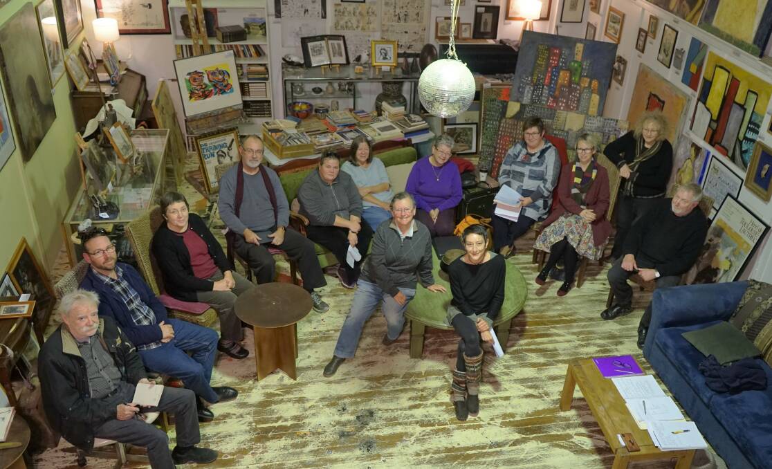 Art fans rejoice: The Gunning Arts Festival committee planning for the 2020 event. Photo: Clare McCabe.