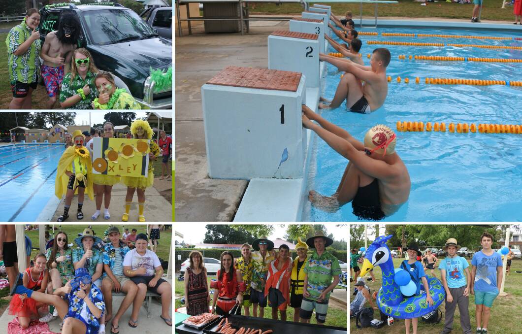 Fun times: The Crookwell High School swimming carnival drew ample support from the students who took part. Photos: Clare McCabe. 