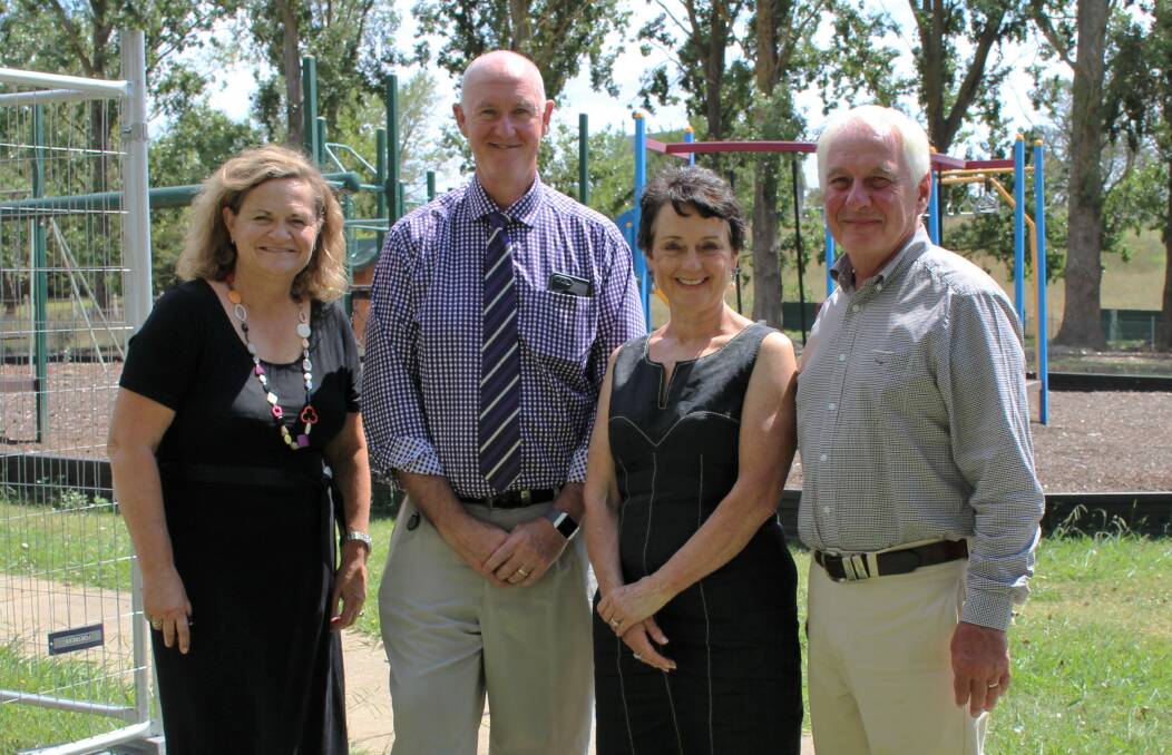 ULSC general manager John Bell (second from left) with (L-R) Goulburn MP Wendy Tuckerman, former Goulburn MP Pru Goward, and mayor John Stafford. Supplied