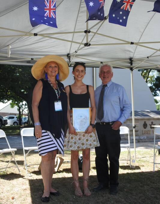 Alexandra Branson is the Upper Lachlan Shire Young Citizen of the Year.