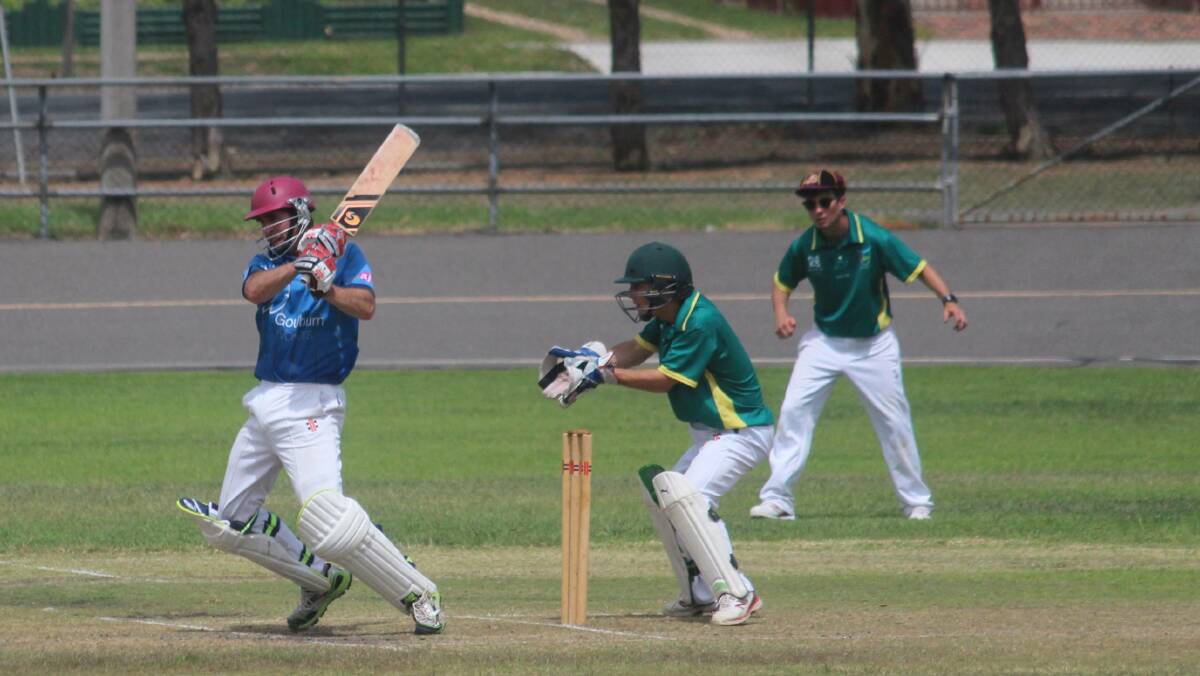 Pull shot: Hibo Gold beat Crookwell by three wickets while the Stags beat Hibo Green by 28 runs. Photo: Zac Lowe. 