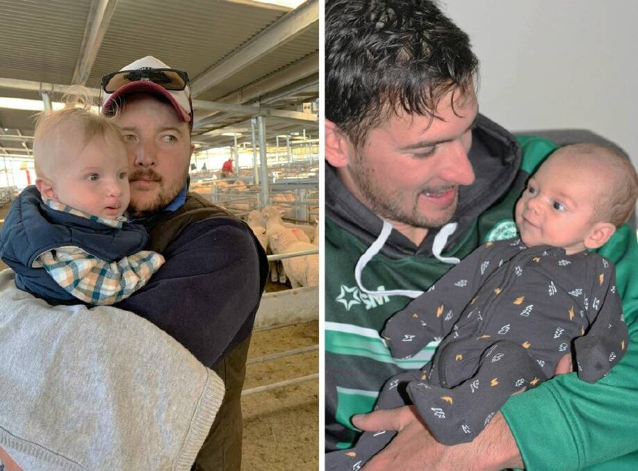 Scott Kensit and six-month-old Archie and Ben Cummins with eight-week-old Riley say fatherhood is both challenging and rewarding. 