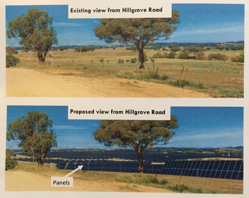 Most people are concerned about the visual impact, Photon Energy, general manager of projects Robert Ibrahim said. Photo: Gunning Solar Farm information booklet.