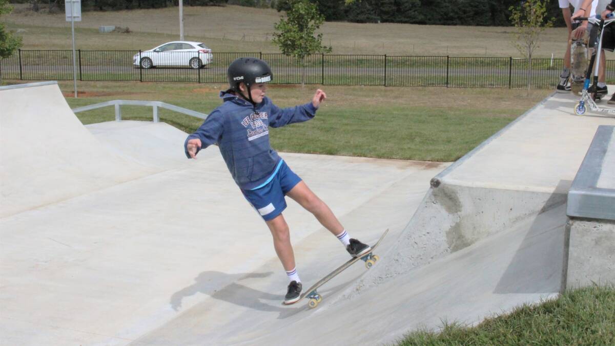 FREE RIDE: Crookwell Skate Park is one of the many places to keep the kids entertained these school holidays.