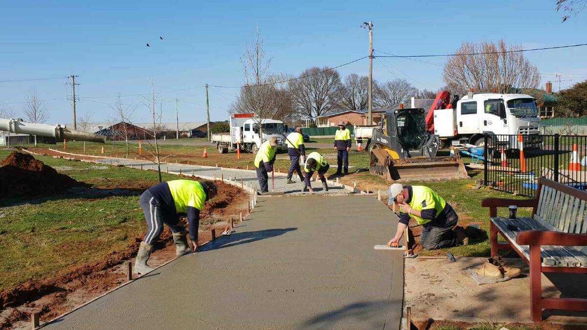 Construction commences on Clifton Park footpath