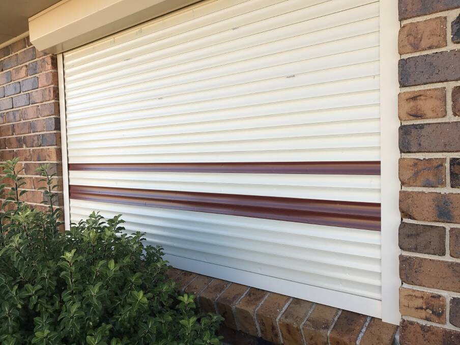 Roller shutters: These are also made in Australia. Trent says some people put these on a specific room to reflect noise and heat during the day.