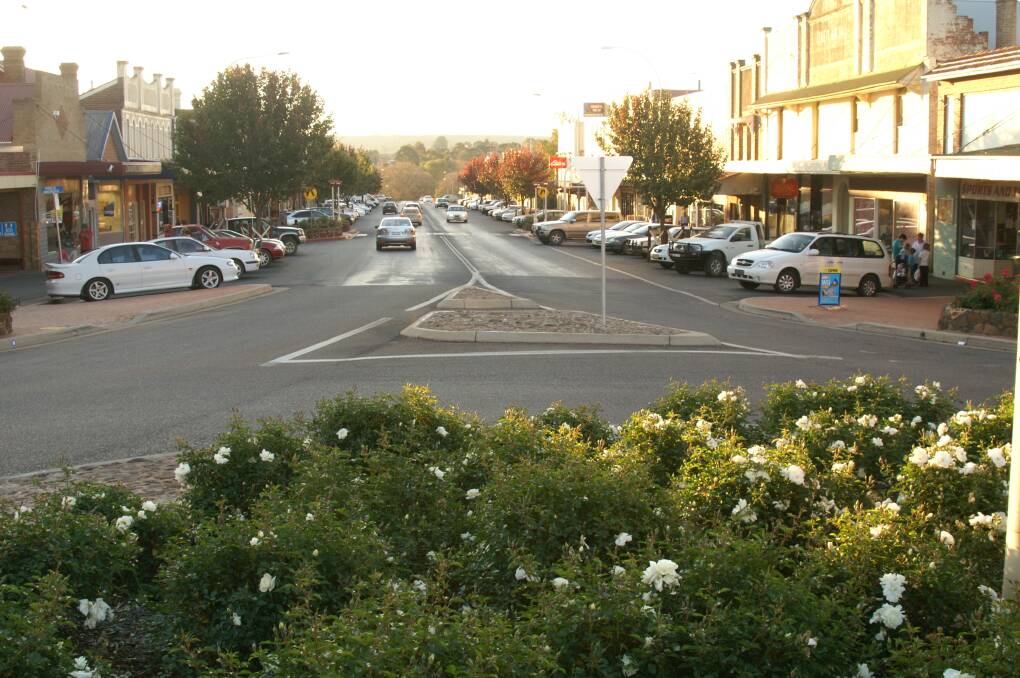 STAY OUT: The Crookwell main street will come alive on Thursday evening for late night shopping.