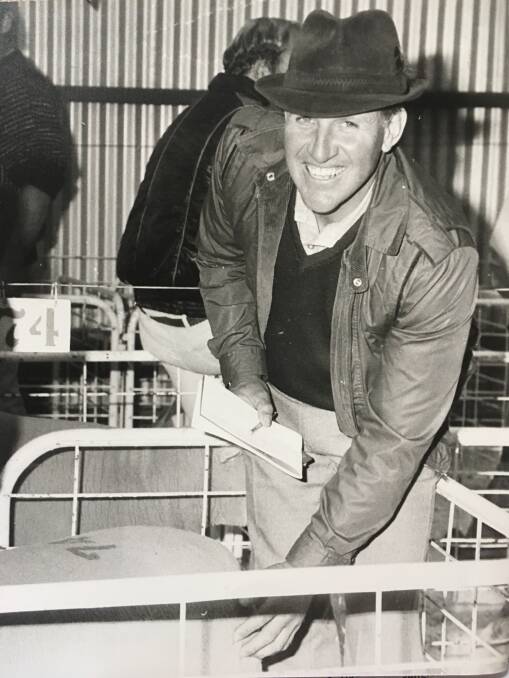 WARMTH: Robert at a ram sale circa 1983, showcasing his trade-mark smile.