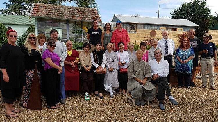 Jongbopsa Temple Members at The Tea House in Crookwell.