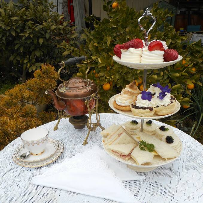 SWEET IDEA: Be serenaded by enchanting string music while you enjoy a delicious high tea in the garden.
