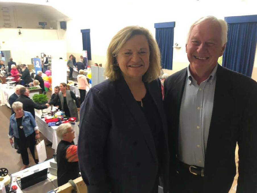 Wendy Tuckerman MP with ULSC mayor John Stafford.