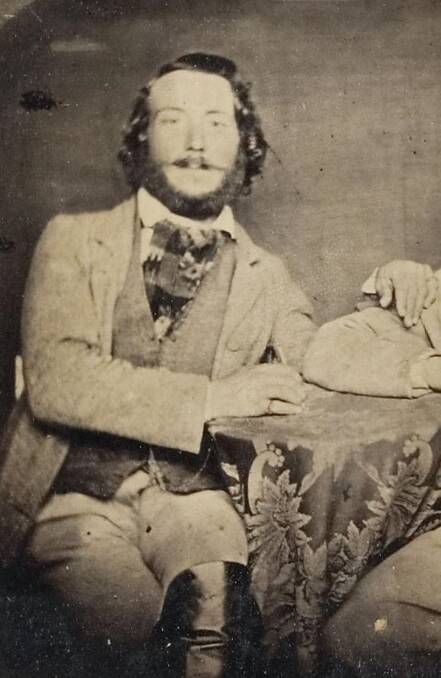 SLIPPED AWAY: Frank Gardiner - pictured in 1864 - made his escape, but the details are hazy. Photo: National Portrait Gallery