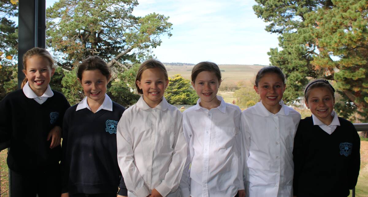 Next step: The six students who qualified for regional are all smiles. From left: Lilly Bell, Milly Cummins, Lulu Rumble, Taylah Sheridan, Hannah and Josie Calleja. Photo: Supplied.