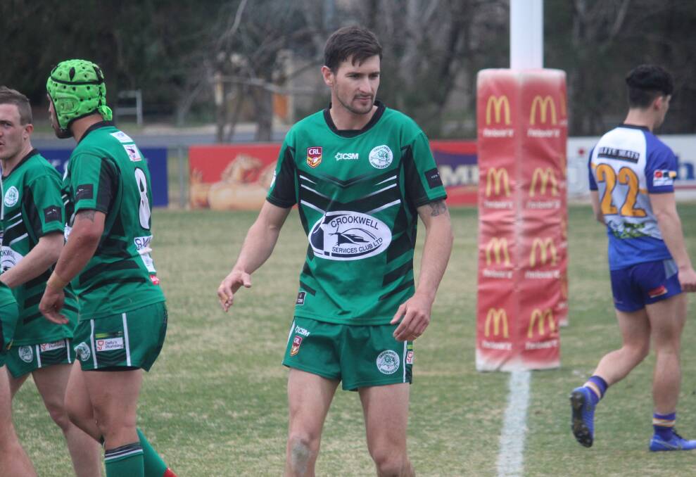 Over the line: Ben Cummins was a key part of the Crookwell Green Devils' late-season resurgence to reach the grand final. Photo: Zac Lowe.