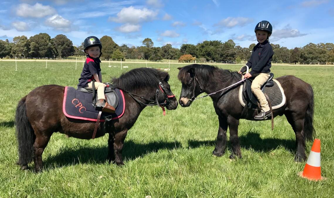 Cute kisses: Crookwell Pony Club celebrates 60 years with a strong couple of years recently. Photo: Jo Grove
