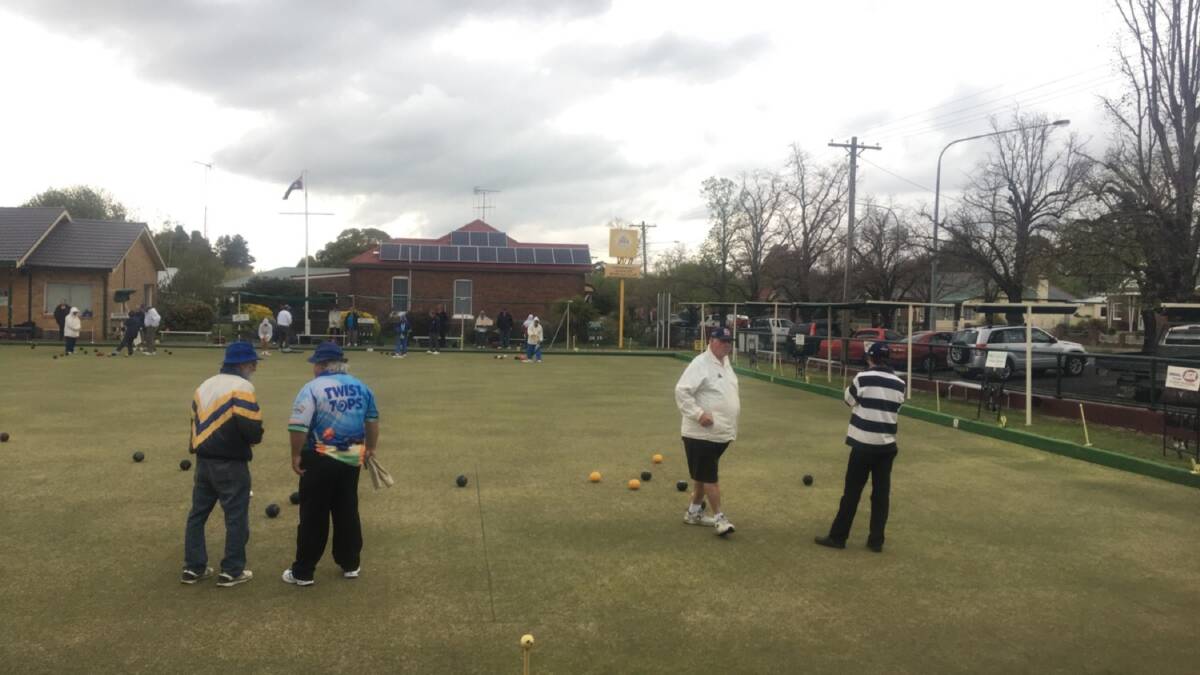 Well-attended: The rain could not keep bowling devotees from Tomakin away over the weekend. Photo: Supplied.