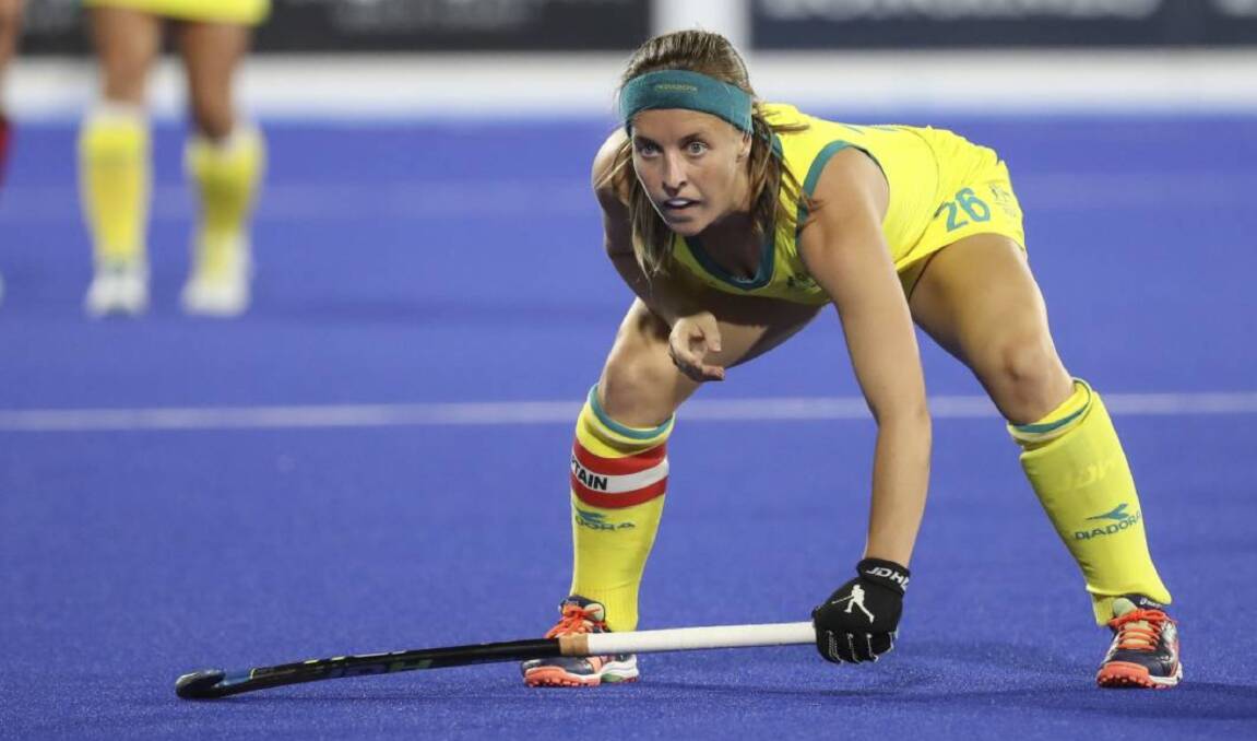 Leader: Em Chalker has played an important role in the Hockeyroos' bright start to their 2020 FIH Pro League campaign. Photo: Hockey Australia.