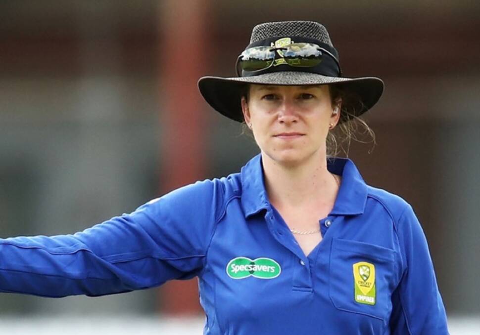 Coming home: Claire Polosak will return to her old stomping ground on June 27 to encourage more people to take up umpiring. Photo: Cricket NSW.