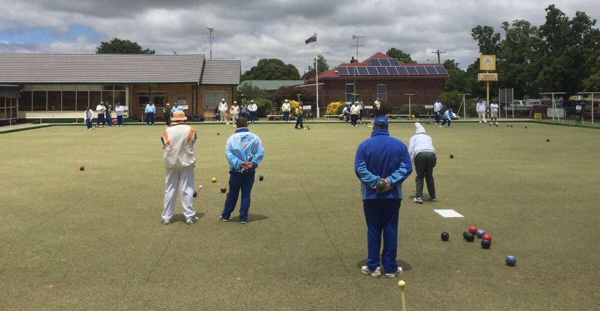 Well-supported: The Gullen Range Triples Classic was well-attended by 84 bowlers from all over NSW over the weekend, and the event was won by the team from Moruya. Photo: Clare McCabe.