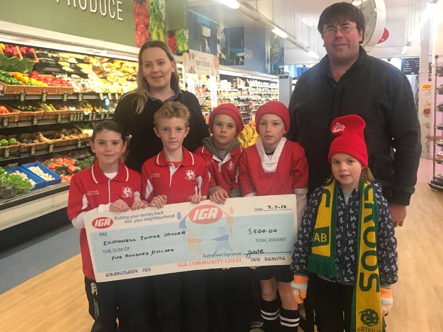 Supportive community: The Crookwell IGA has continued to be one of junior soccer's strongest community supporters. Photo: Supplied. 