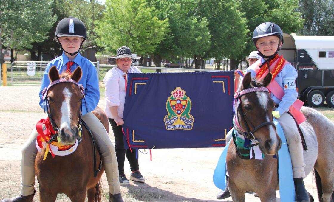 Competitors: Zackery Eldridge (left) was named Supreme Champion of Year One, while Montanna Allwright placed in every event she was in. Photo: Crookwell Public School.