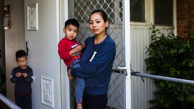Neighbour Dieu Do, pictured with her sons Daniel and Oscar, heard screams for help on Wednesday morning.  Photo: Jamila Toderas