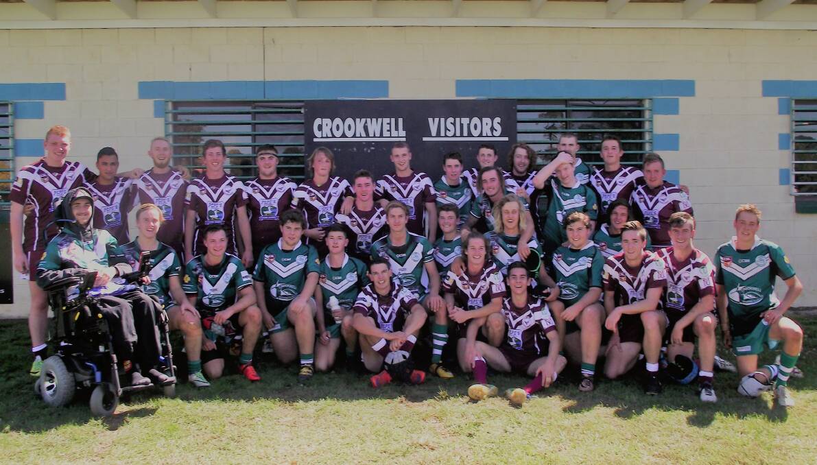 GAME AND GIVING: On April 1, the Crookwell Devils hosted the Harden Hawks in a match that helped raise money for Bradley Hayes and his ongoing rehabilitation. Photo: supplied