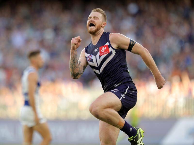 Cam McCarthy starred with a five-goal haul in Fremantle's 82-point AFL win over North Melbourne.