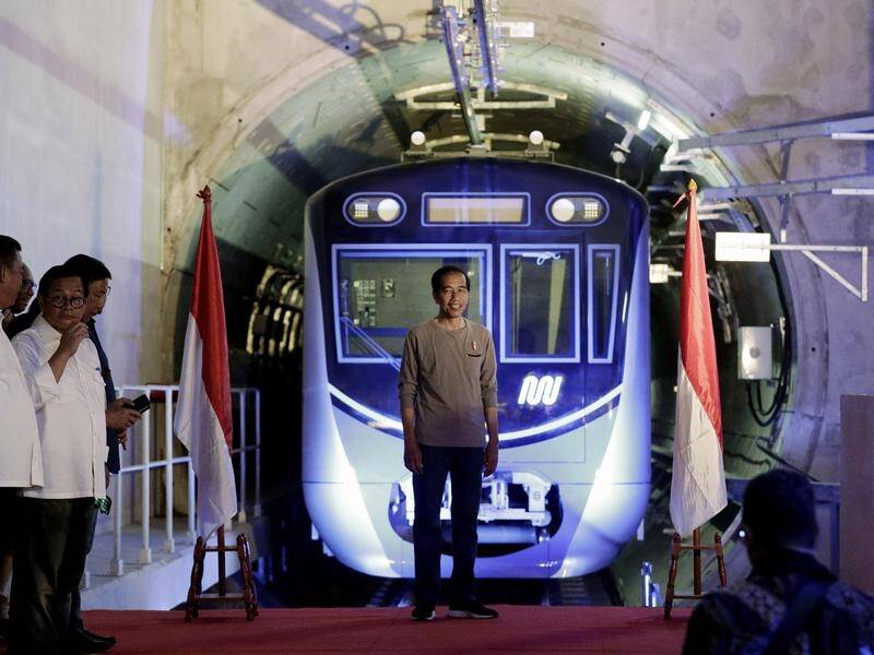 Indonesia's President Joko Widodo has opened a long-awaited subway in Jakarta.