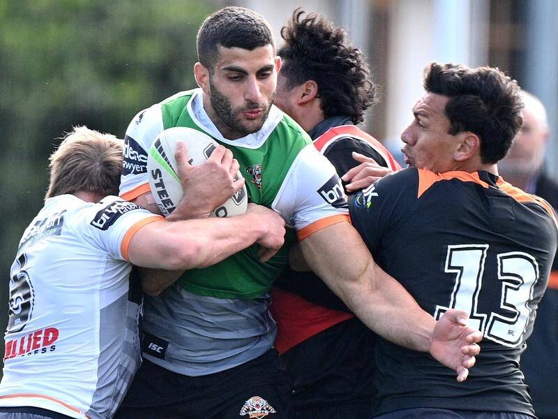 Alex Twal was outstanding in his debut appearance at lock for Wests Tigers.