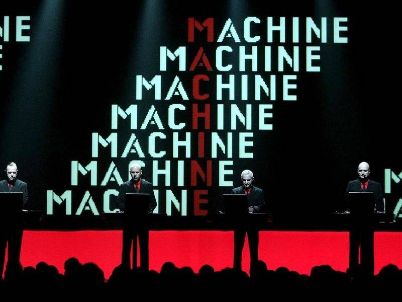 Kraftwerk co-founder Florian Schneider-Esleben (right) has died, the music group says.
