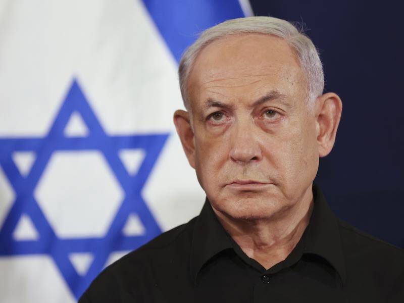 The ICC's Karim Khan alleges Prime Minister Benjamin Netanyahu is responsible for war crimes. (AP PHOTO)