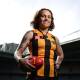 Hawthorn skipper Tilly Lucas-Rodd is pleased with the call to move their AFLW game against Essendon. (Joel Carrett/AAP PHOTOS)