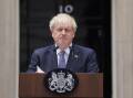 Boris Johnson has given in to the inevitable and announced his resignation as prime minister.