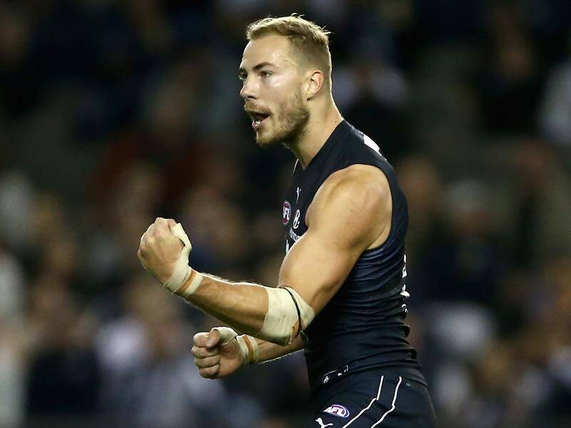 Harry McKay has secured his AFL future by signing a two-year conract extension with Carlton.