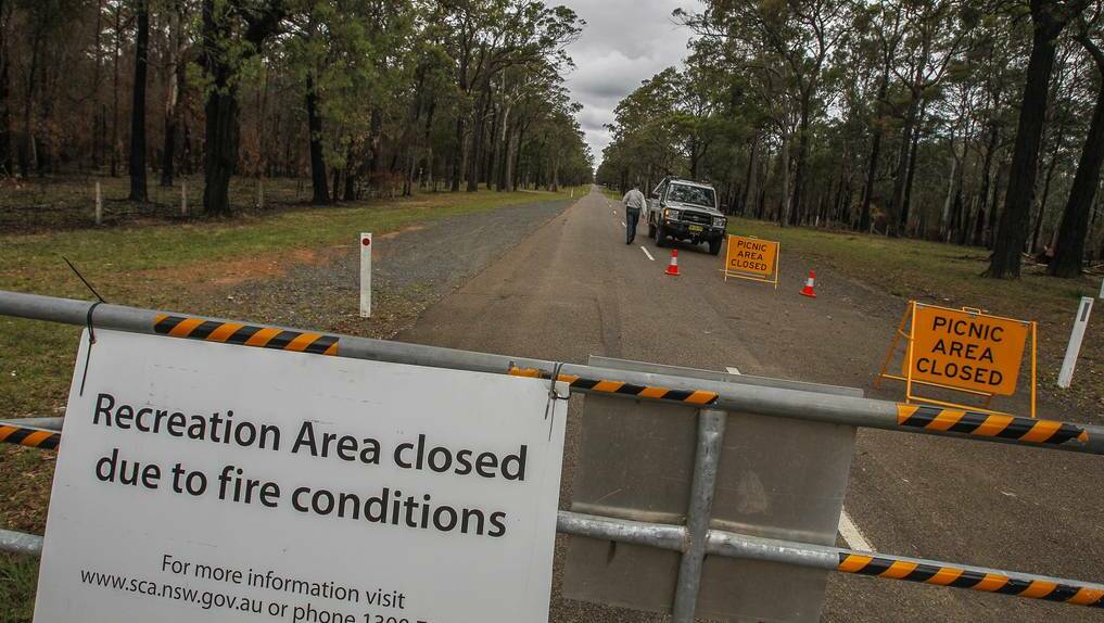 Avon and Nepean dams are closed to the public while work is done to ensure the area is safe after the October bushfire. Photo: CHRISTOPHER CHAN