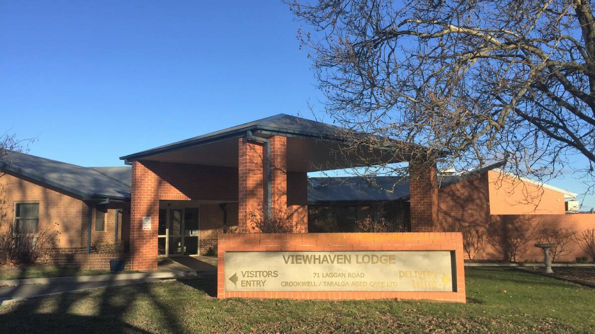 Aged care: Viewhaven Lodge in Crookwell and Sunset Lodge in Taralga are in voluntary lockdown during the coronavirus pandemic. Photo: Clare McCabe.