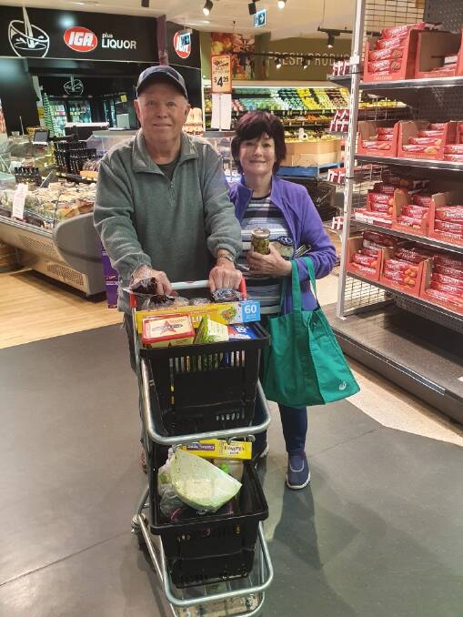 SUPERMARKET DASH: Crookwell IGA launches a dedicated shopping hour for over 65s. Photos: supplied