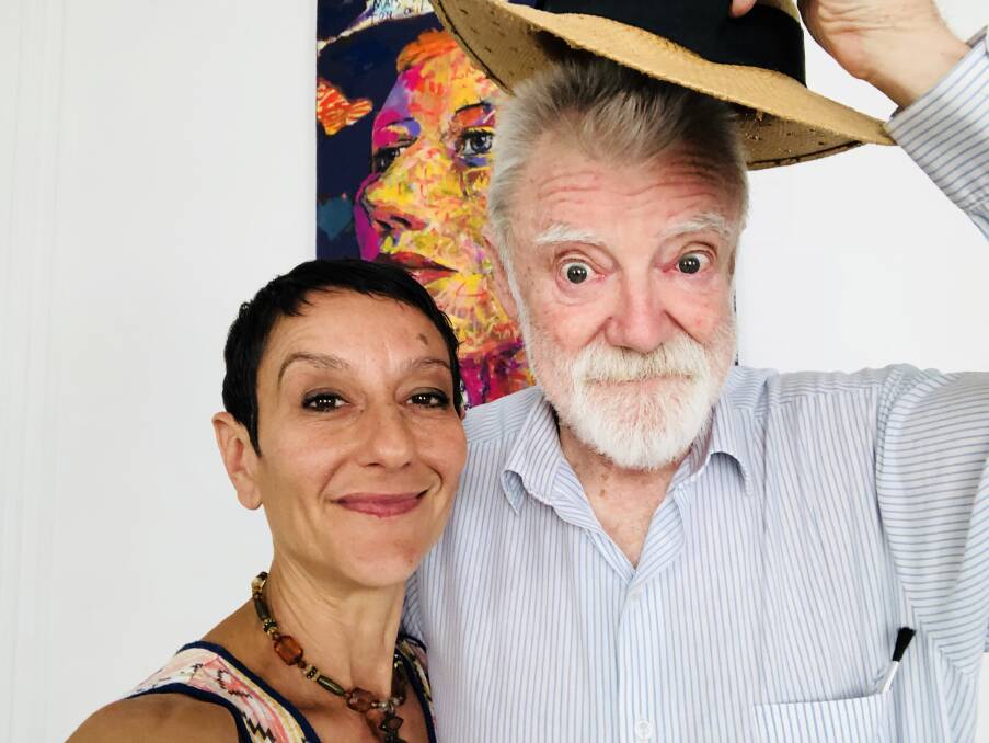 ARTISTS IN RESIDENCE:: Gunning Arts Festival patrons and The Picture House Gallery owners Margarita Georgiadis and Max Cullen. Photo: supplied