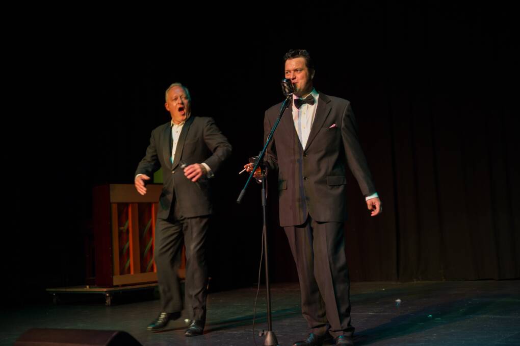 Tony Haley and Andrew Leonard will be performing as Frank Sinatra and Dean Martin at Crookwell RSL on August 18. 