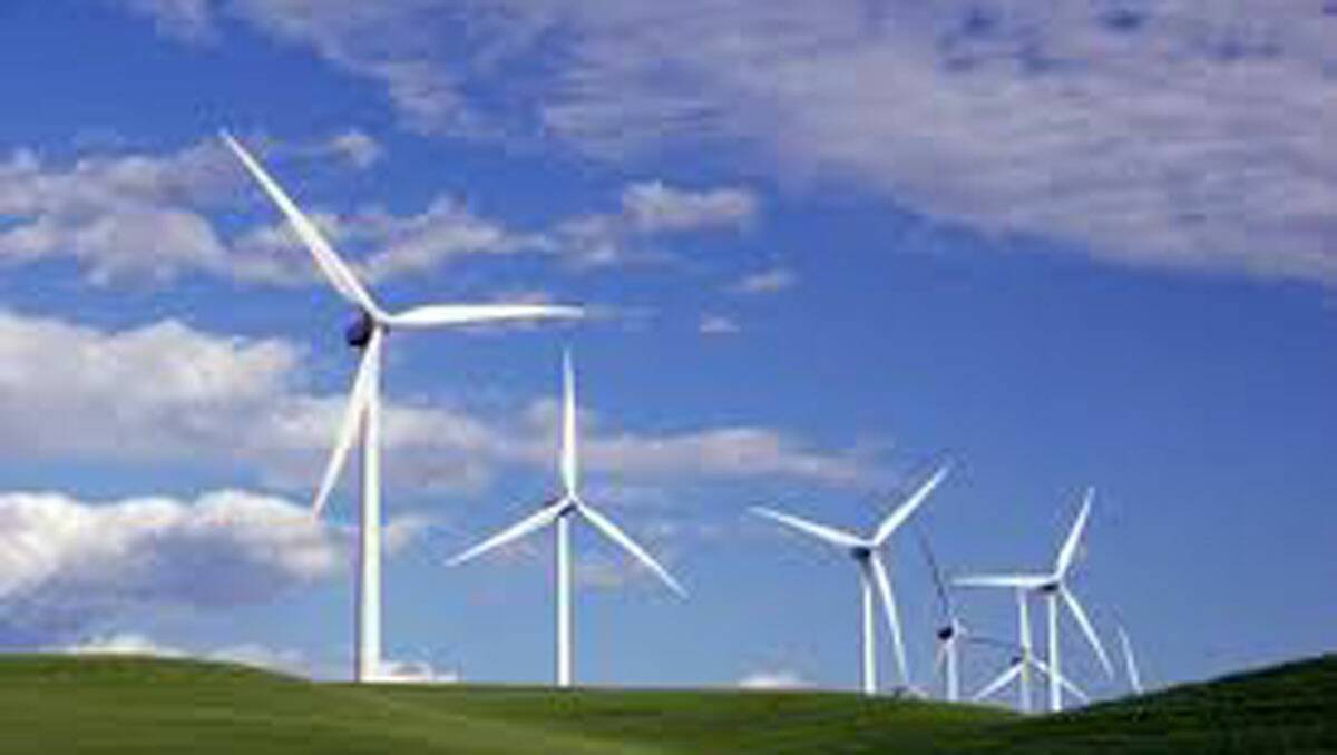 Wind Turbines at Capital Hill wind farm